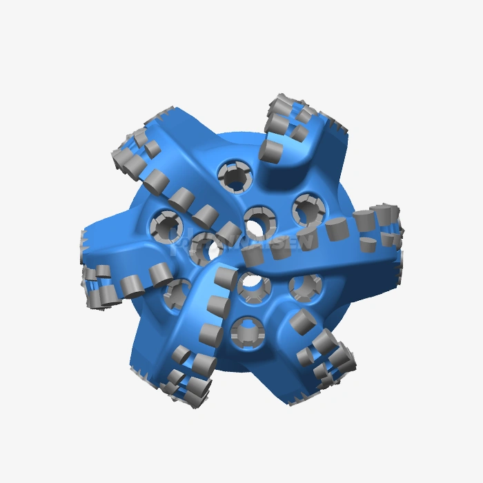 Six Blade Wing Petroleum Drill Bit